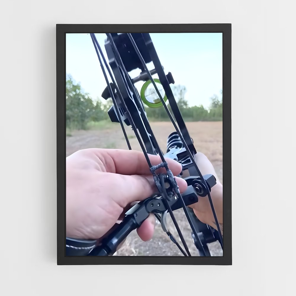 Poster Précision de Chasseur – affiche Tir à l’arc (vue 2)